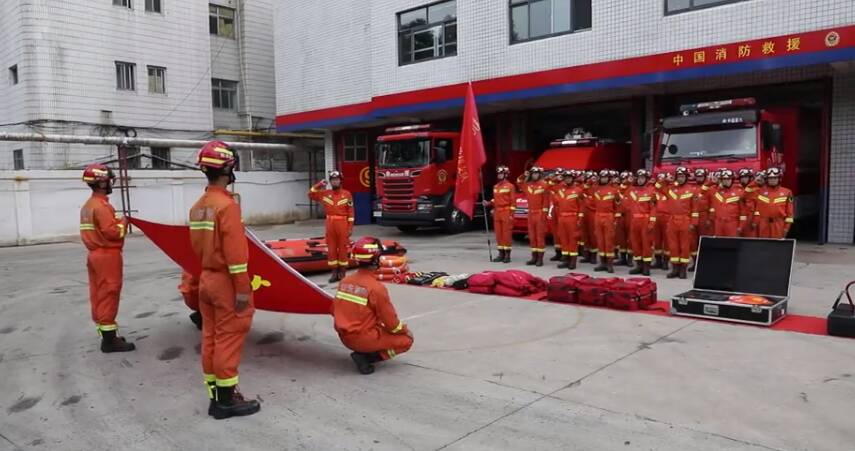 IM电竞迎战台风“梅花” 德州消防组建突击队流动巡逻 第一时间抢险救援