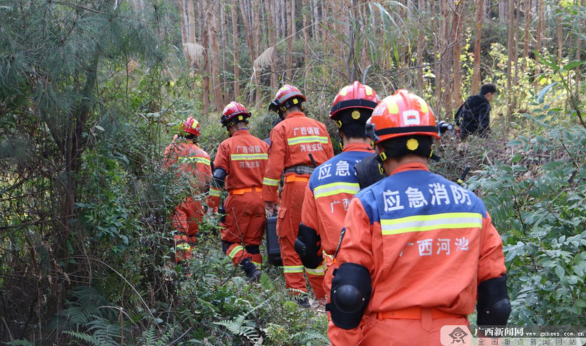 大化4名群众入300米深洞穴探险失联河池IM电竞消防连续14小时紧急营救！